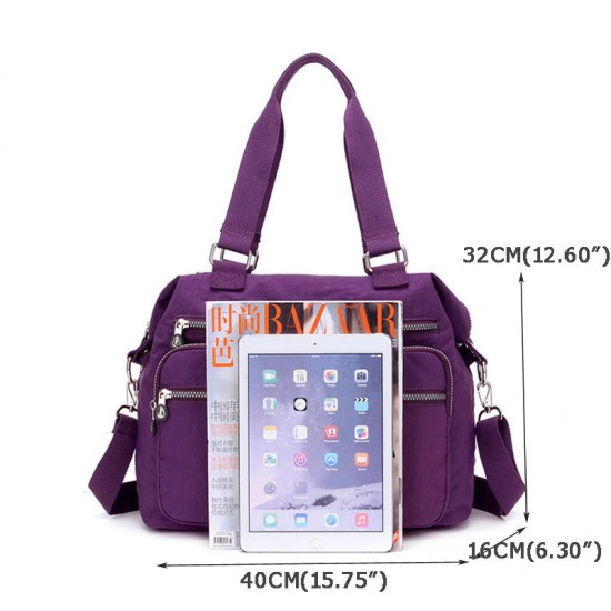 Nylon Large Capacity Lightweight Multi-pocket Crossbody Bag Nylon Large Capacity Lightweight Multi-pocket Crossbody Bag