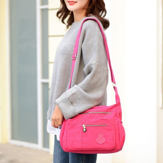 Women Leisure Nylon Solid Crossbody Bag Waterproof Bag Women Leisure Nylon Solid Crossbody Bag Waterproof Bag