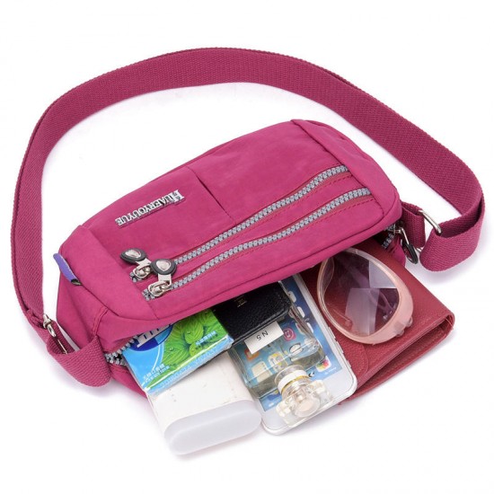 Women Multi-pocket Crossbody Bag Waterproof Nylon Bag Women Multi-pocket Crossbody Bag Waterproof Nylon Bag