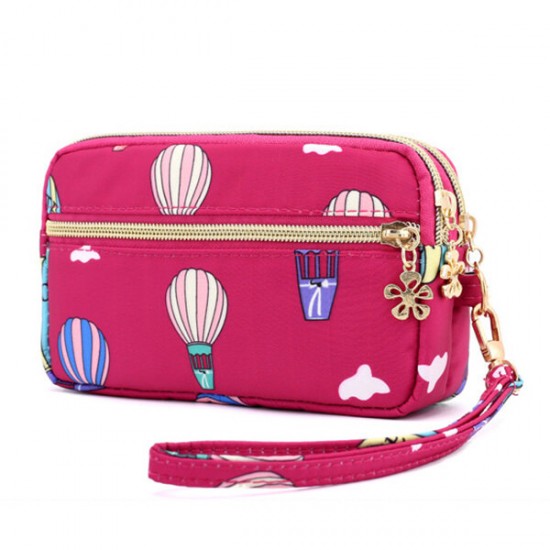 Women Nylon Galaxy Pattern Clutch Bag Coin Purse Phone Wallet Women Nylon Galaxy Pattern Clutch Bag Coin Purse Phone Wallet