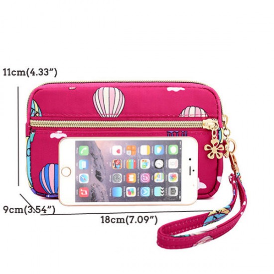 Women Nylon Galaxy Pattern Clutch Bag Coin Purse Phone Wallet Women Nylon Galaxy Pattern Clutch Bag Coin Purse Phone Wallet