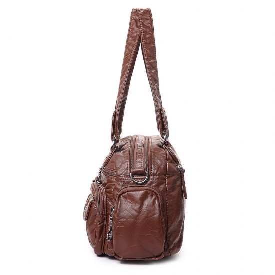 Angel Kiss Women Soft Leather Multi-Pocket Motorcycle Bag Shoulder Bag Crossbody Bag Handbag Angel Kiss Women Soft Leather Multi-Pocket Motorcycle Bag Shoulder Bag Crossbody Bag Handbag