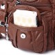 Angel Kiss Women Soft Leather Multi-Pocket Motorcycle Bag Shoulder Bag Crossbody Bag Handbag Angel Kiss Women Soft Leather Multi-Pocket Motorcycle Bag Shoulder Bag Crossbody Bag Handbag