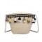 Straw Tassel Leisure Zipper Bucket Bag Shoulder Bag