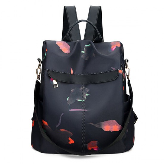 Women Anti-theft Backpack Purse Travel Print Oxford Backpack Women Anti-theft Backpack Purse Travel Print Oxford Backpack