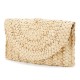 JOSEKO Women Summer Lovely Retro Straw Knitted Wallet Key Money Beach Long Bag Clutch JOSEKO Women Summer Lovely Retro Straw Knitted Wallet Key Money Beach Long Bag Clutch