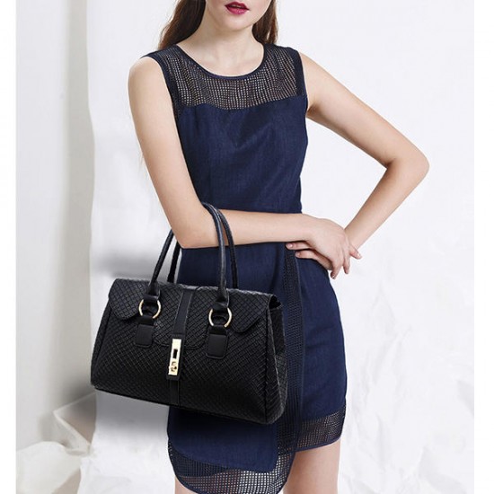 6 PCS Women PU Leather Handbag Vintage Leisure Crossbody Bag Solid Shoulder Bag 6 PCS Women PU Leather Handbag Vintage Leisure Crossbody Bag Solid Shoulder Bag