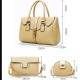 6 PCS Women PU Leather Handbag Vintage Leisure Crossbody Bag Solid Shoulder Bag 6 PCS Women PU Leather Handbag Vintage Leisure Crossbody Bag Solid Shoulder Bag