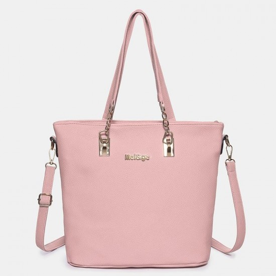 6PCS Women Plain Faux Leather Handbag Shoulder Bag Clutch Bag Card Holder 6PCS Women Plain Faux Leather Handbag Shoulder Bag Clutch Bag Card Holder