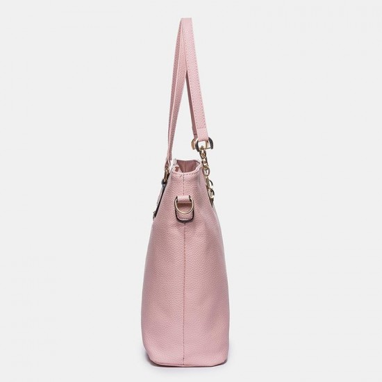 6PCS Women Plain Faux Leather Handbag Shoulder Bag Clutch Bag Card Holder 6PCS Women Plain Faux Leather Handbag Shoulder Bag Clutch Bag Card Holder