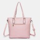 6PCS Women Plain Faux Leather Handbag Shoulder Bag Clutch Bag Card Holder 6PCS Women Plain Faux Leather Handbag Shoulder Bag Clutch Bag Card Holder