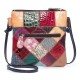 Women Patchwork Vintage Genuine Leather Crossbody Bag Casual Shoulder Bag Women Patchwork Vintage Genuine Leather Crossbody Bag Casual Shoulder Bag