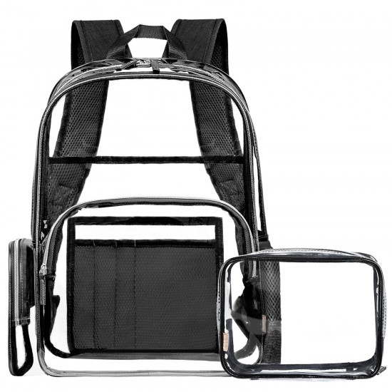 Women Transparent Clear Jelly Patchwork PVC Beach Bag Backpack Handbag Women Transparent Clear Jelly Patchwork PVC Beach Bag Backpack Handbag
