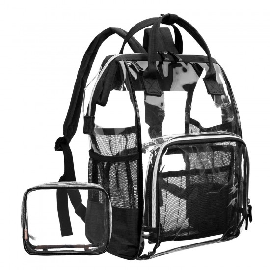 Women Transparent Clear Jelly Patchwork PVC Beach Bag Backpack Handbag Women Transparent Clear Jelly Patchwork PVC Beach Bag Backpack Handbag