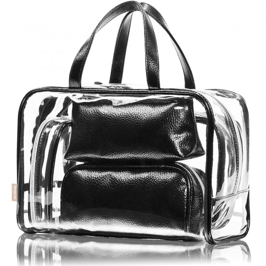 Women Transparent Clear Jelly Patchwork PVC Beach Bag Backpack Handbag Women Transparent Clear Jelly Patchwork PVC Beach Bag Backpack Handbag