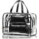 Women Transparent Clear Jelly Patchwork PVC Beach Bag Backpack Handbag Women Transparent Clear Jelly Patchwork PVC Beach Bag Backpack Handbag