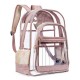 Women Transparent Clear Jelly Patchwork PVC Beach Bag Backpack Handbag Women Transparent Clear Jelly Patchwork PVC Beach Bag Backpack Handbag