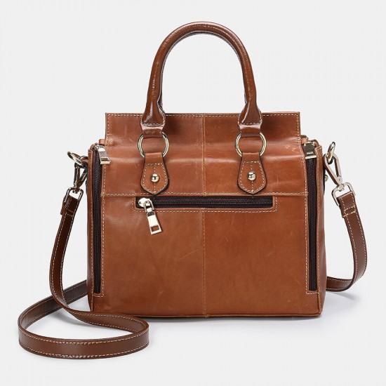 Women Genuine Leather Multifunction Crossbody Bag Handbag Women Genuine Leather Multifunction Crossbody Bag Handbag