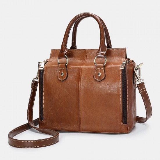 Women Genuine Leather Multifunction Crossbody Bag Handbag Women Genuine Leather Multifunction Crossbody Bag Handbag