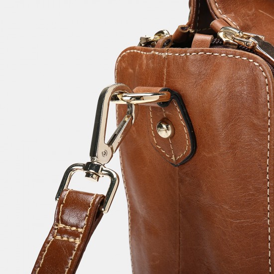 Women Genuine Leather Multifunction Crossbody Bag Handbag Women Genuine Leather Multifunction Crossbody Bag Handbag