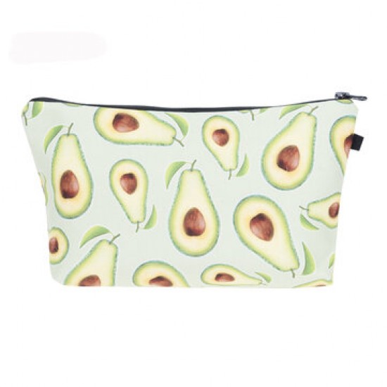 Women Cute Avocado Printed Clutch Bag Mini Storage Bag Women Cute Avocado Printed Clutch Bag Mini Storage Bag