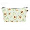 Women Cute Avocado Printed Clutch Bag Mini Storage Bag