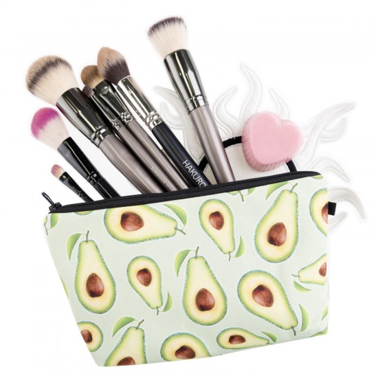 Women Cute Avocado Printed Clutch Bag Mini Storage Bag Women Cute Avocado Printed Clutch Bag Mini Storage Bag