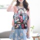 Women Canvas Casual Mummy And Kids Patchwork Backpack Women Canvas Casual Mummy And Kids Patchwork Backpack