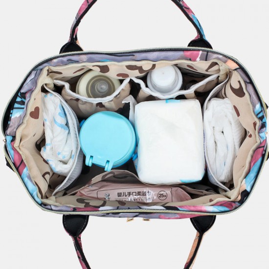 Women Canvas Casual Mummy And Kids Patchwork Backpack Women Canvas Casual Mummy And Kids Patchwork Backpack