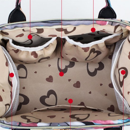 Women Canvas Casual Mummy And Kids Patchwork Backpack Women Canvas Casual Mummy And Kids Patchwork Backpack
