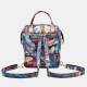 Women Canvas Casual Mummy And Kids Patchwork Backpack Women Canvas Casual Mummy And Kids Patchwork Backpack