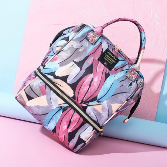 Women Canvas Casual Mummy And Kids Patchwork Backpack Women Canvas Casual Mummy And Kids Patchwork Backpack