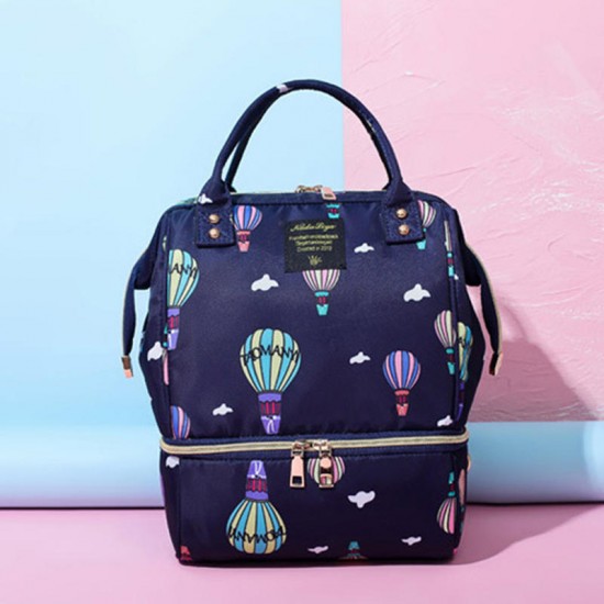 Women Canvas Casual Mummy And Kids Patchwork Backpack Women Canvas Casual Mummy And Kids Patchwork Backpack