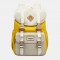 Women Large Capacity Canvas Multi-Color Casual Patchwork Backpack Daily Bag