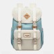 Women Large Capacity Canvas Multi-Color Casual Patchwork Backpack Daily Bag Women Large Capacity Canvas Multi-Color Casual Patchwork Backpack Daily Bag
