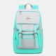Women Waterproof Nylon Large Capacity Casual Patchwork Backpack Women Waterproof Nylon Large Capacity Casual Patchwork Backpack