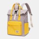 Women Canvas Casual Patchwork Backpack Women Canvas Casual Patchwork Backpack