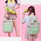 Women Canvas Casual Patchwork Backpack Women Canvas Casual Patchwork Backpack