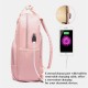 Women Nylon Waterproof Light Weight Multifunction Casual Patchwork Backpack Women Nylon Waterproof Light Weight Multifunction Casual Patchwork Backpack