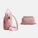Women Nylon Waterproof Casual Patchwork Backpack With USB Charging Port For Outdoor School Women Nylon Waterproof Casual Patchwork Backpack With USB Charging Port For Outdoor School