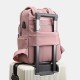 Women Nylon Waterproof Casual Patchwork Backpack With USB Charging Port For Outdoor School Women Nylon Waterproof Casual Patchwork Backpack With USB Charging Port For Outdoor School
