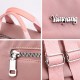 Women Nylon Waterproof Casual Patchwork Backpack With USB Charging Port For Outdoor School Women Nylon Waterproof Casual Patchwork Backpack With USB Charging Port For Outdoor School