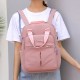 Women Nylon Waterproof Casual Patchwork Backpack With USB Charging Port For Outdoor School Women Nylon Waterproof Casual Patchwork Backpack With USB Charging Port For Outdoor School