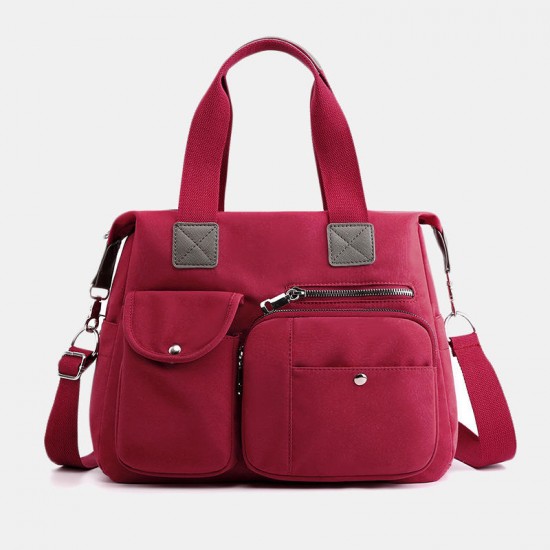 Women Nylon Waterproof Large Capacity Handbag Shoulder Bag Women Nylon Waterproof Large Capacity Handbag Shoulder Bag