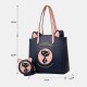 2PCS Women Fashion Crossbody Bag Cat Pattern Handbag 2PCS Women Fashion Crossbody Bag Cat Pattern Handbag