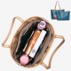 Women 2 PCS Cat Pattern Tote Large Capacity Shoulder Bag Handbag Women 2 PCS Cat Pattern Tote Large Capacity Shoulder Bag Handbag
