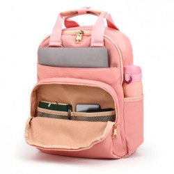 Women Nylon Waterproof Light Weight Solid Bag Multifunction Backpack
