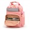 Women Nylon Waterproof Light Weight Solid Bag Multifunction Backpack