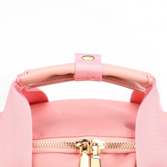 Women Nylon Waterproof Light Weight Solid Bag Multifunction Backpack Women Nylon Waterproof Light Weight Solid Bag Multifunction Backpack