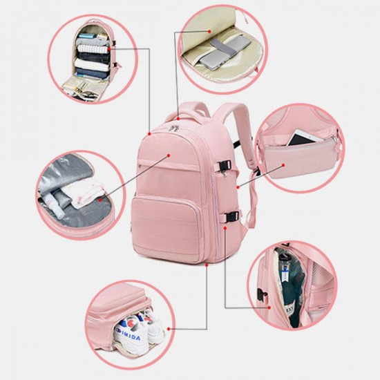Women Multifunction Waterproof Casual Travel Backpack Women Multifunction Waterproof Casual Travel Backpack